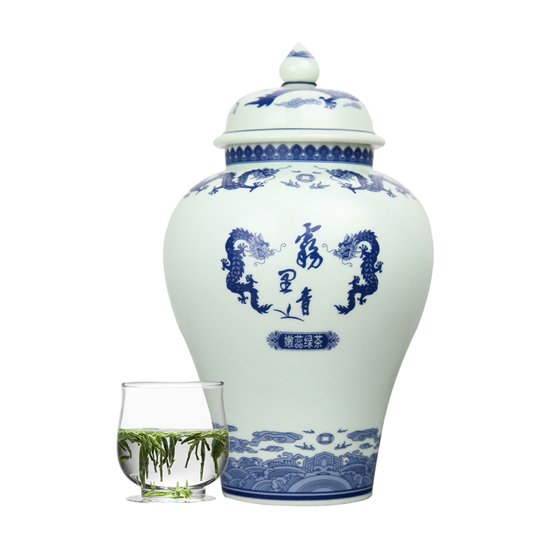 [中华特色]池州馆 2025年春茶新茶天方茶叶 300g礼盒装雾里青绿茶明前特级高山清香型手工头采毛尖芽茶安徽绿茶